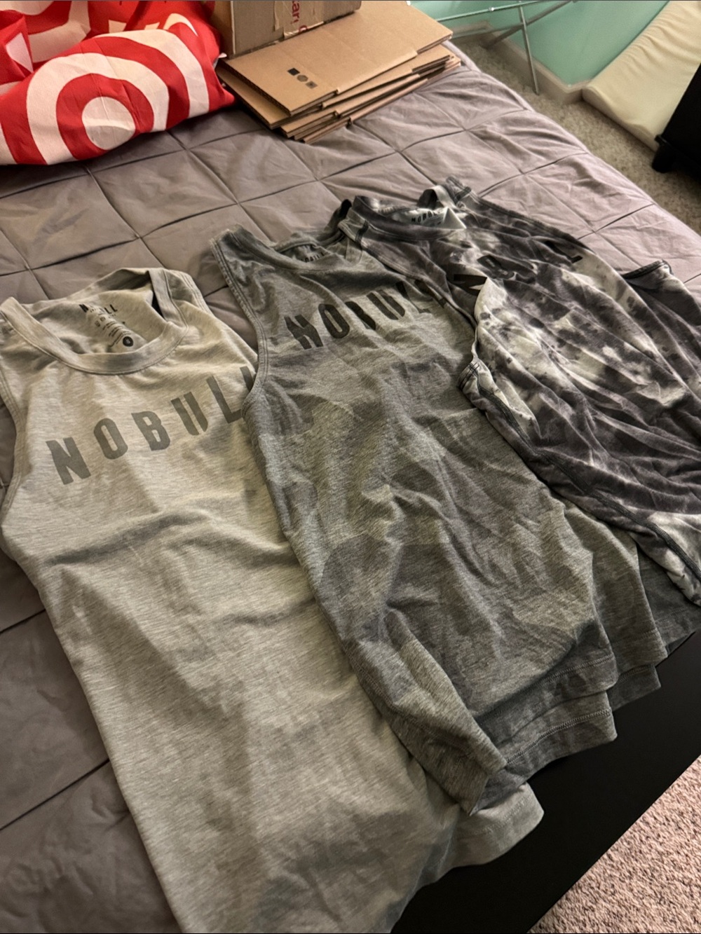 NOBULL Gray Athletic Tank Tops - Light & Dark Gray Options
